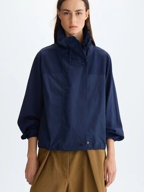 Purification Garcia Technical A-Line Short Jacket in Navy Size M